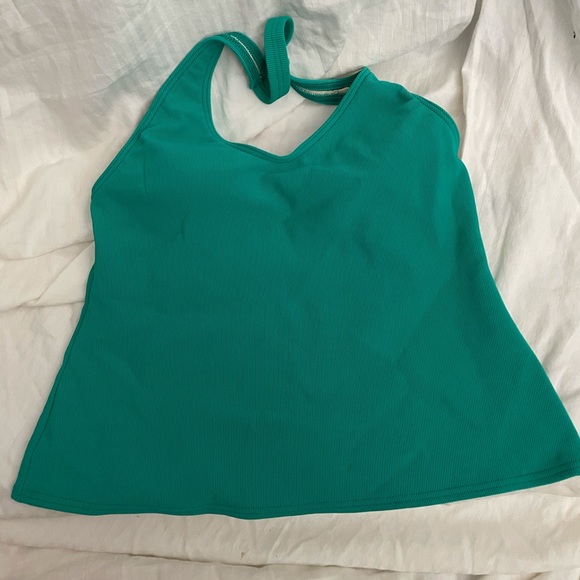 LLBean Turquoise Tankini Top and Bikini Bottoms - Picture 2 of 7